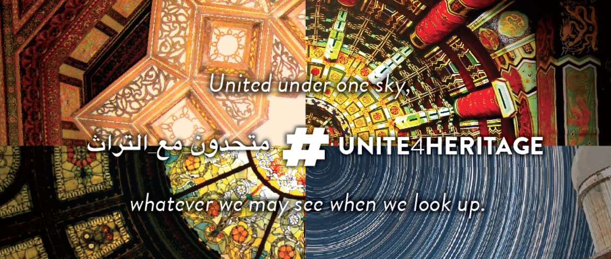 Defending #CulturalHeritage is about #peace, about #HumanRights &amp; common values.

Together, let's #uniter4heritage today &amp; every day! 

unite4heritage.org <a href="/Unite4Heritage/">Unite4Heritage</a>