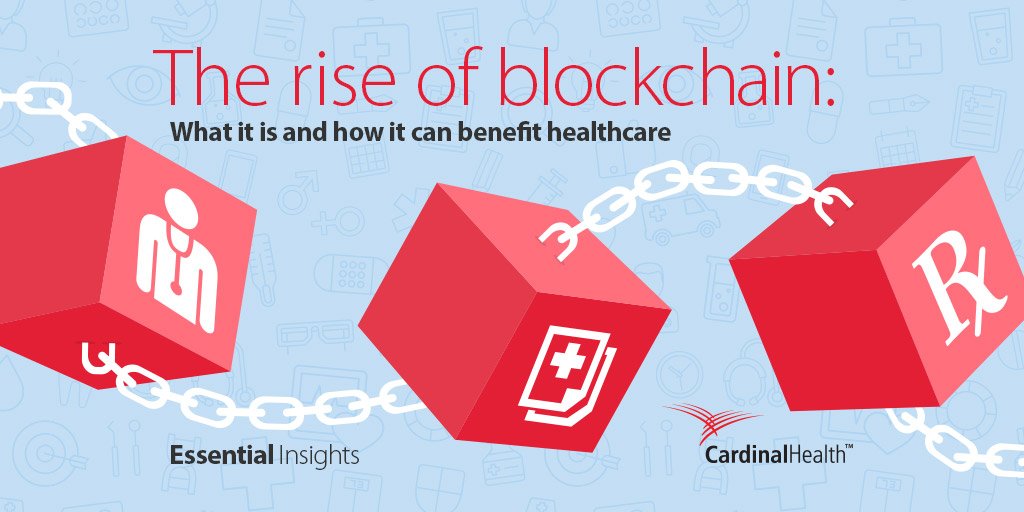 cardinalhealth's tweet image. Get a handle on #blockchain - the next revolution of the internet - and what it means for healthcare in these #EssentialInsights: bit.ly/2j7M5vv