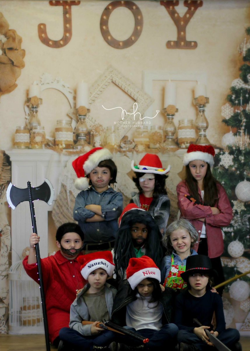 MiniEnidWDC's tweet photo. Merry. Hrostmas from the Hilltop,The kingdom and Alexandra. #theminiwalkigdeadcrew #MerryChristmasEveryone https://t.co/IQn4bnnMHP