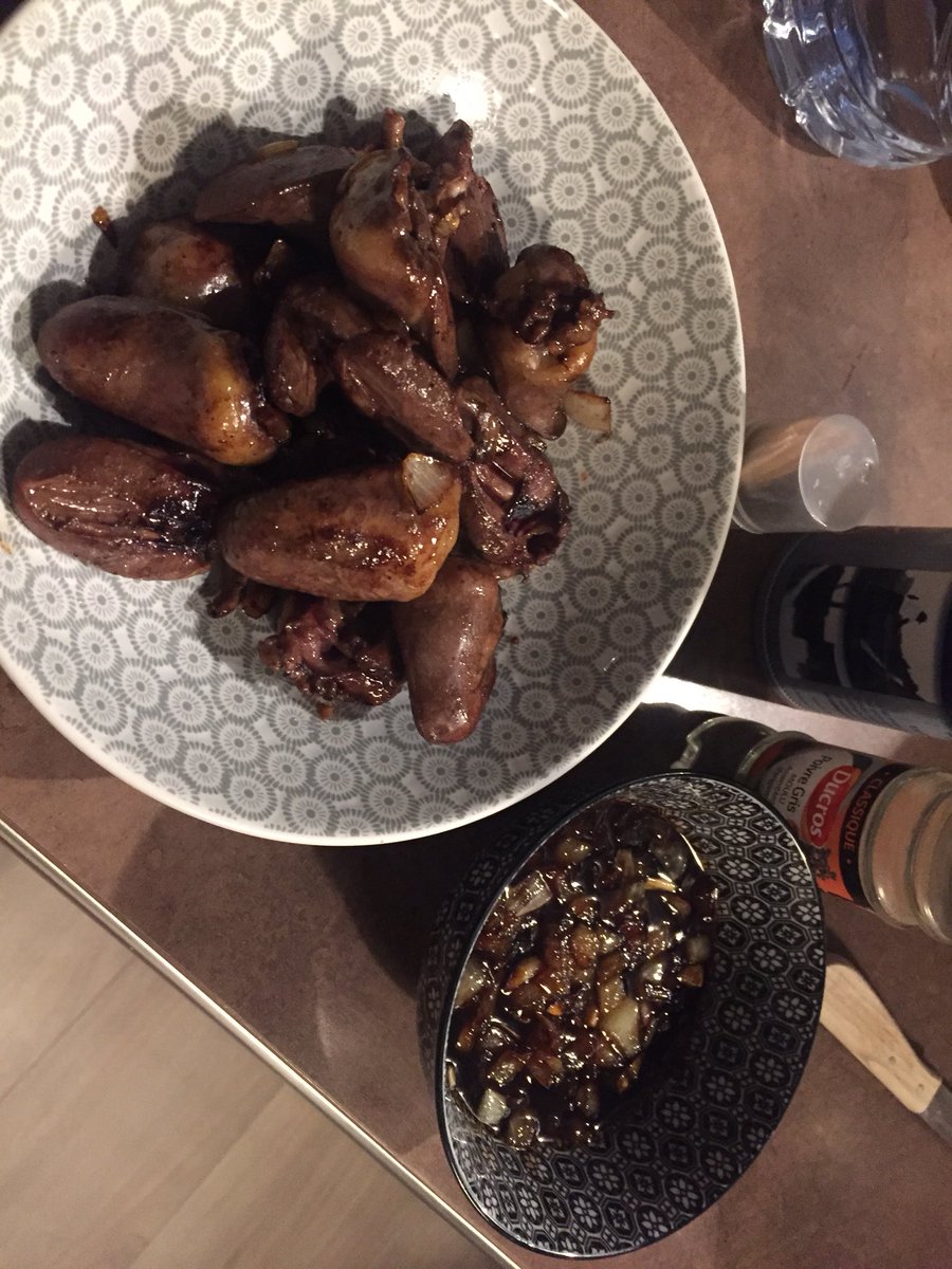 gavinomanon's tweet photo. @GordonRamsay what do you think of my ducks hearts with it’s sweet soy sauce and onions? https://t.co/xMirKqQnGd
