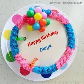 Divya Birthday Cake Photos - Divya Name Birthday Cake Images Cakes And Cookies Gallery : Images ...
