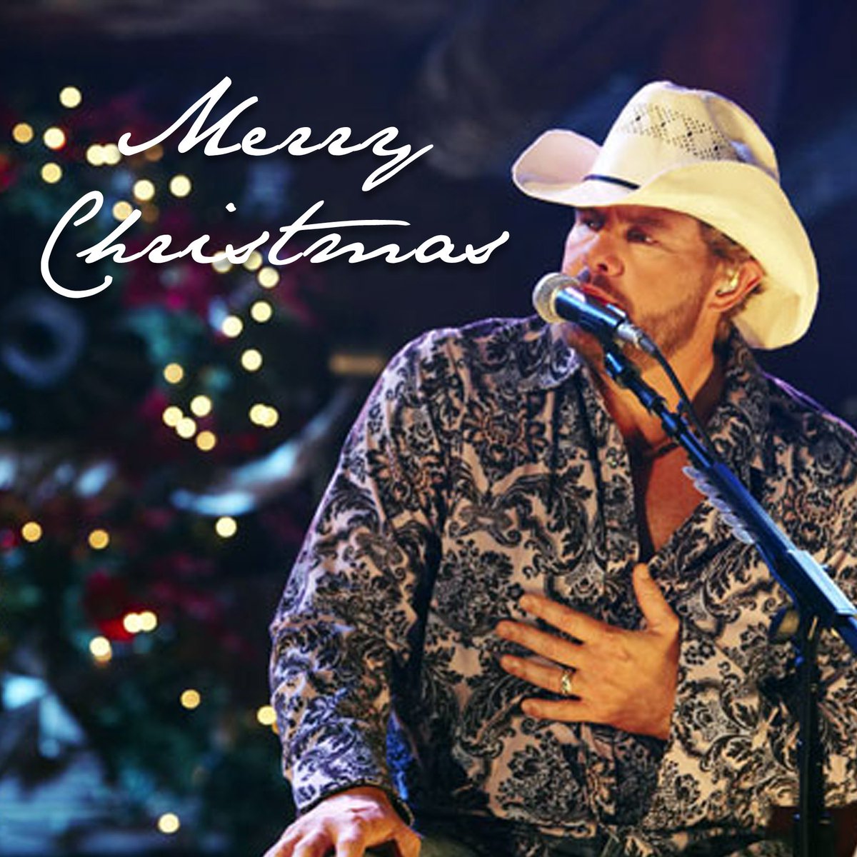 Toby Keith on X: "Wishing you a very Merry Christmas and a Happy New Year from my family to yours. - T https://t.co/dfaofOHxj3" / X
