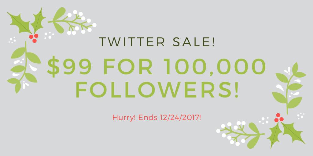 regulatejulieta's tweet photo. 100,000 Twitter Followers, Just $99!

SALE ENDS TODAY! HURRY!
 https://t.co/63jOeVOICF https://t.co/hvnuqSfRVN