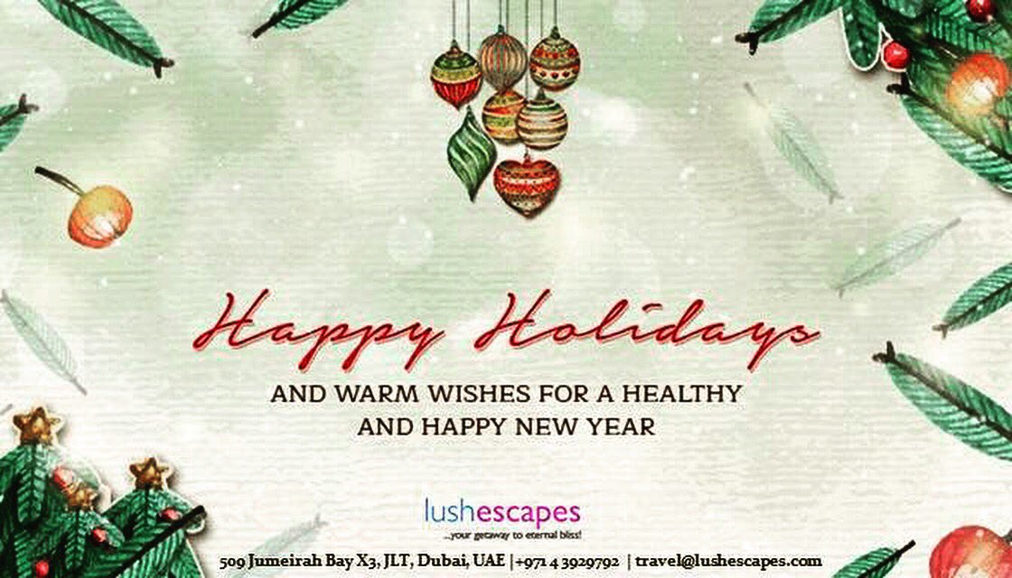 lushescapes's tweet photo. Heres wishing u all the very best in 2018! Keep traveling, keep exploring. #travel #holiday #lushescapes #newyears https://t.co/BOmj8Vz78e