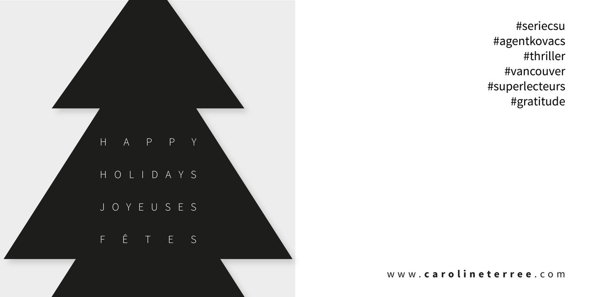 carolineterree's tweet photo. "Happy Holidays / Joyeuses Fêtes" !! ❄️ To my wonderful family, friends, readers, clients and all those amazing/inspirational people 'out there'! :) #family #friends #grateful #love #peace https://t.co/ZXGzHhjOcx