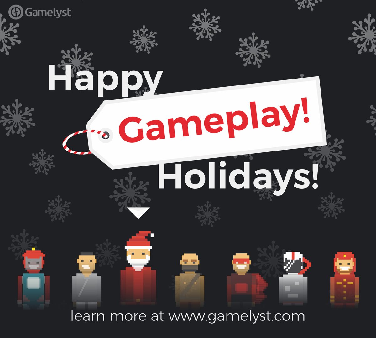 gamelyst's tweet photo. Happy Holidays from Gamelyst! We wish you a great #Gameplay with all the #indiegames you can find at https://t.co/qZlMHnB25D 🎅

#HappyHolidays #christmas #gamedev #IndieGameDev #Happy #gamers #PCgaming #follow #subscribe #playnow #play https://t.co/j9MkeFt7rz