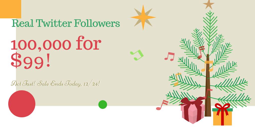 regulatejulieta's tweet photo. 100,000 Twitter Followers, Just $99!

SALE ENDS TODAY! HURRY!
 https://t.co/63jOeVOICF https://t.co/KBjrnhqAPq