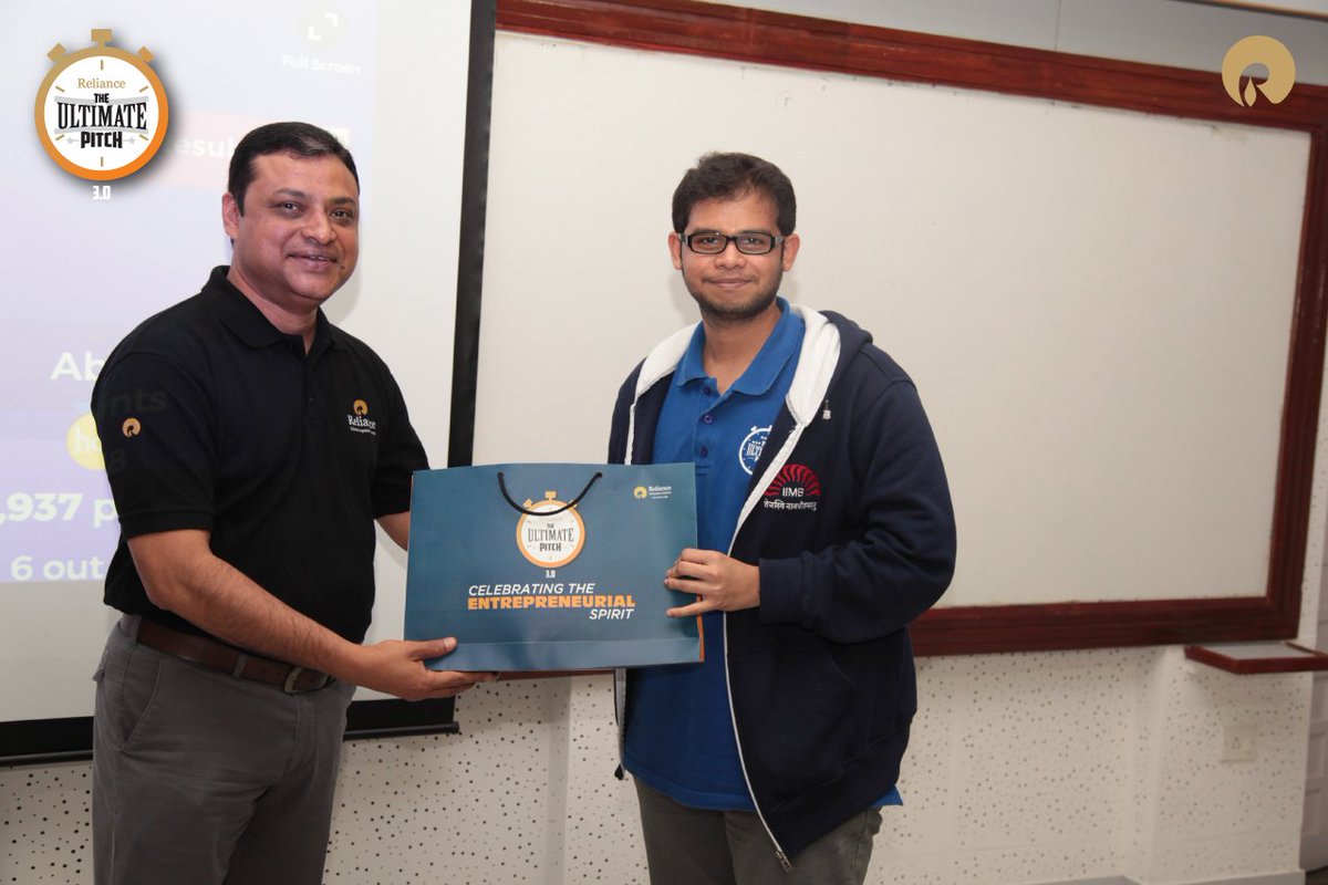 RILCampus's tweet photo. And it's a wrap! Here are the highlights from the last #StartUp2Success session at @iimbangalore with our leader Satyajit Iyer and Aarti Jhingon! #RelianceTUP #GeEntrepreneuREAL! https://t.co/5BPp5Jjag4