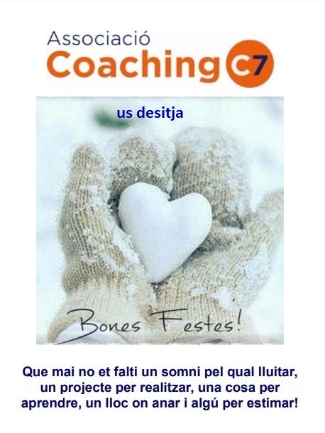 coaching_C7's tweet photo. Bon Nadal i feliç Any Nou! / Feliz Navidad y próspero Año Nuevo! "Que nunca os falte un sueño por el que luchar, un proyecto que realizar, algo que aprender, un lugar donde ir y alguien para amar". https://t.co/ym64JLuXUs