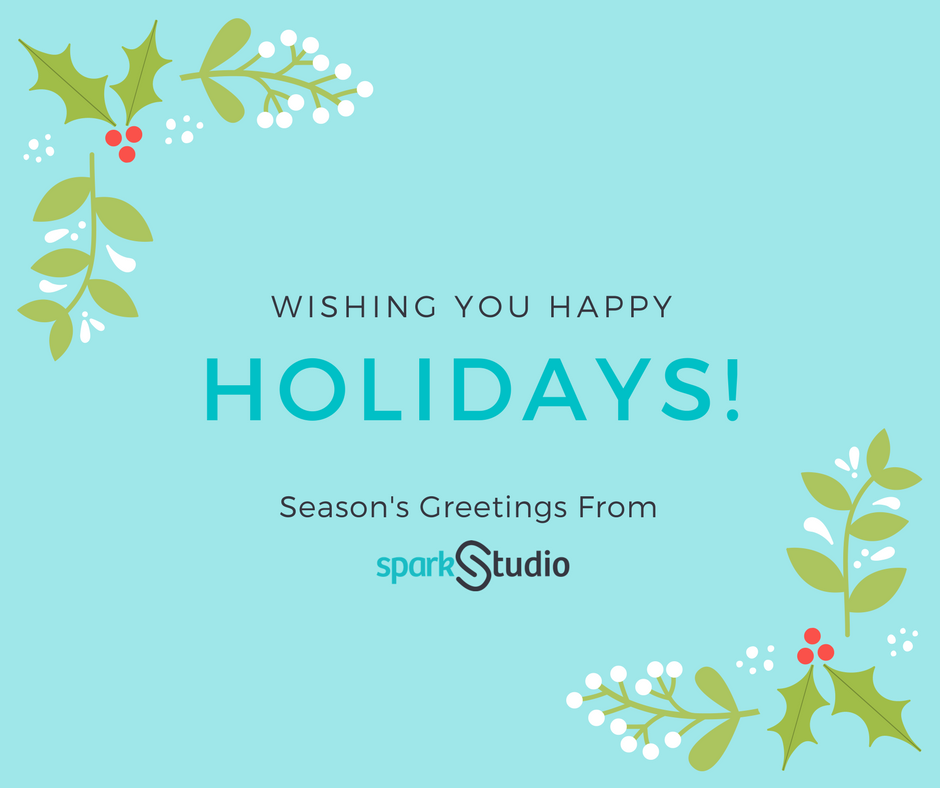 SparkStudioHQ's tweet photo. Wishing everyone a peaceful, joyful and happy holiday season! https://t.co/rRDYGgGWL4