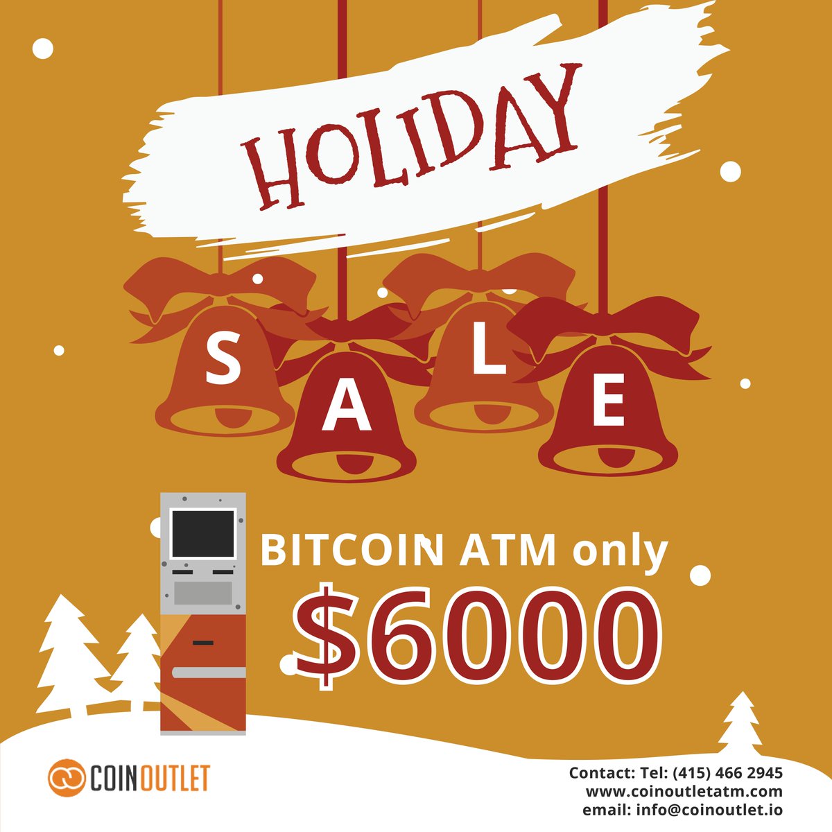 We offer different designs &amp; Colors for the ATMs that you can choose from: Our Holiday sale price at $6000 for the Bitcoin ATM
Buy Bitcoin ATM Today #blockchain #atm #bitcoin #btm #bitcoinatm