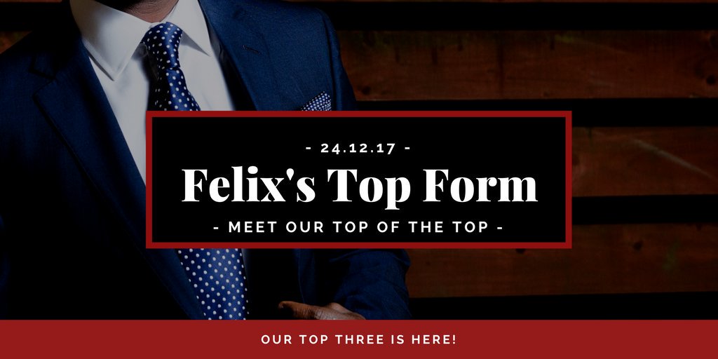 FelixHost_'s tweet photo. FELIX'S TOP FORM
- 24.12.17 -

*ดูรายชื่อและสถานะในเมนชั่นครับ
#4plus1CMparty https://t.co/Q3KyPj8g2h