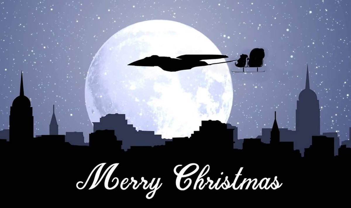 Merry Christmas everyone! And keep on Trekkin'! #Christmas #startrek #santa