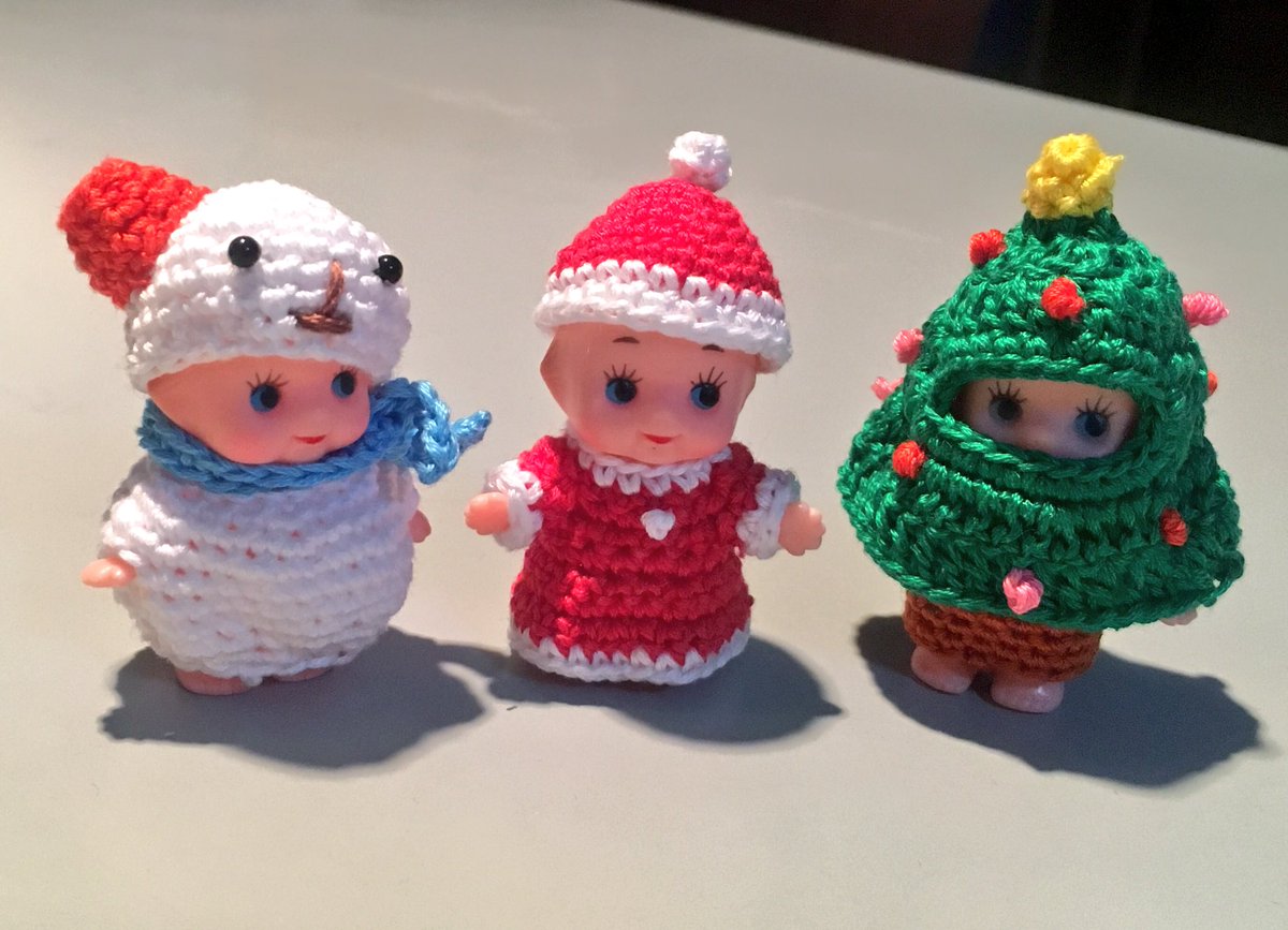 Oaoa Merry Christmas キューピー人形の着せ替え75 かぎ針編み いちかわみゆき Applemints T Co W8epxs8pvc Twitter