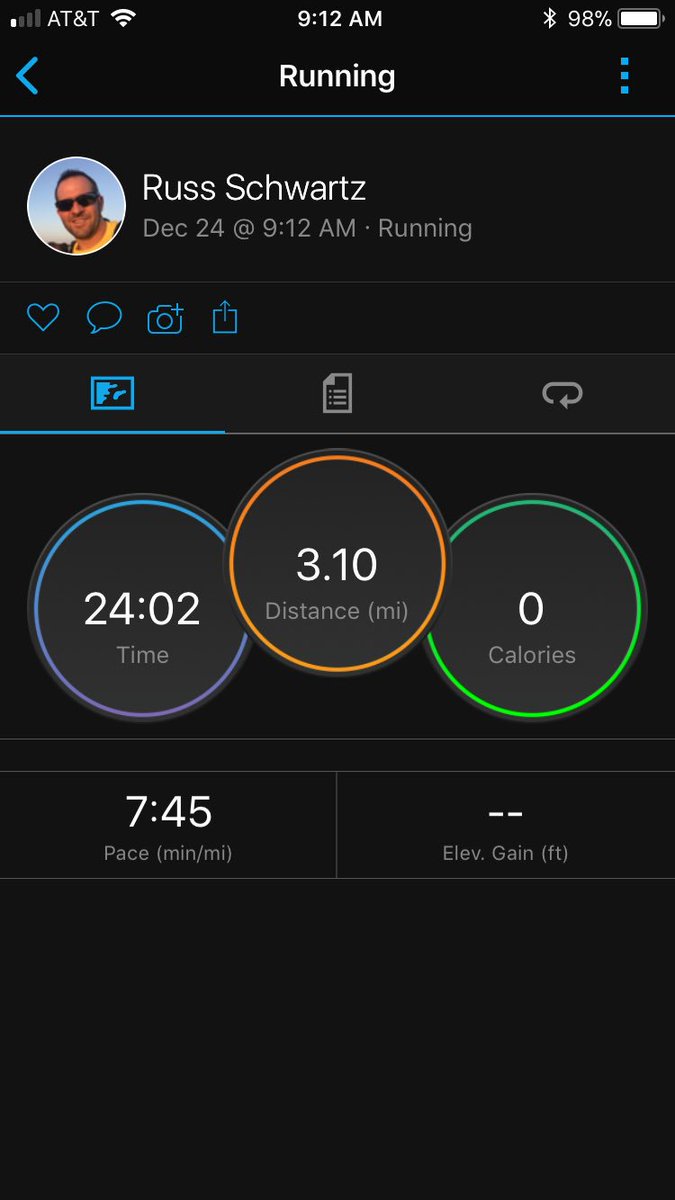 Russ_Schwartz's tweet photo. My Day 2 (which could be your Day 2). As @awelcome says...no excuses just get out there and do it. Post it during the holiday break using #15DaysofRunning. #RunLAP https://t.co/ZPZpixpcSO