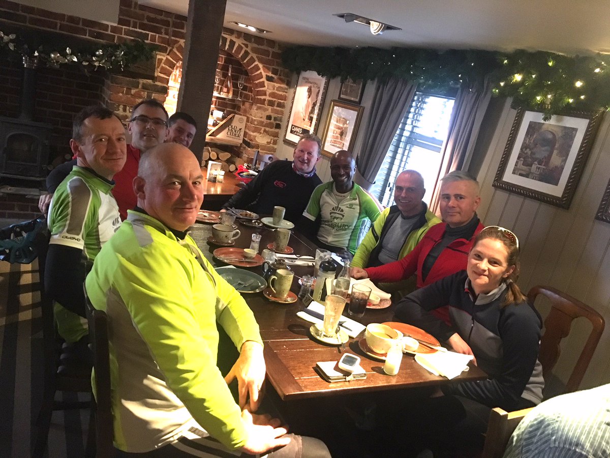 Christmas Eve rideout – to the Bakehouse and back. 52 miles (16.3 mph average).

Riders: Steve, Dave, Matt, Rolf, Louise, Rob, Noel, Stuart, Nick, Joe