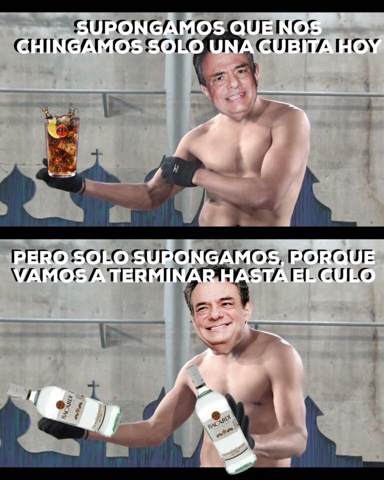 Sólo supongamos porque hoy hasta vomitar sangre!