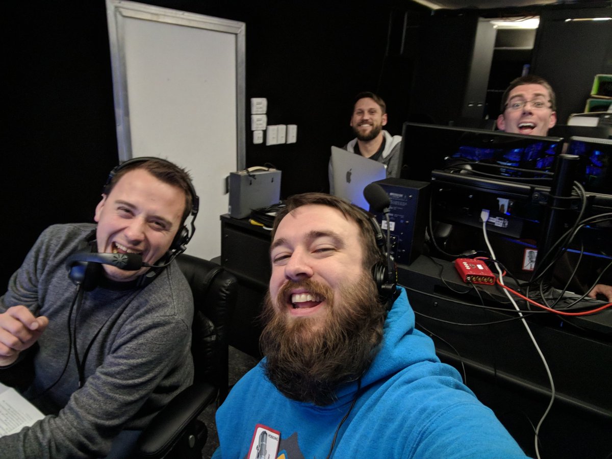 JamesPHedges's tweet photo. A rare look inside the video trailer parked in a discrete location near #ChristmasAtDPAC (making the magic happen) https://t.co/g1xqAoNY7u