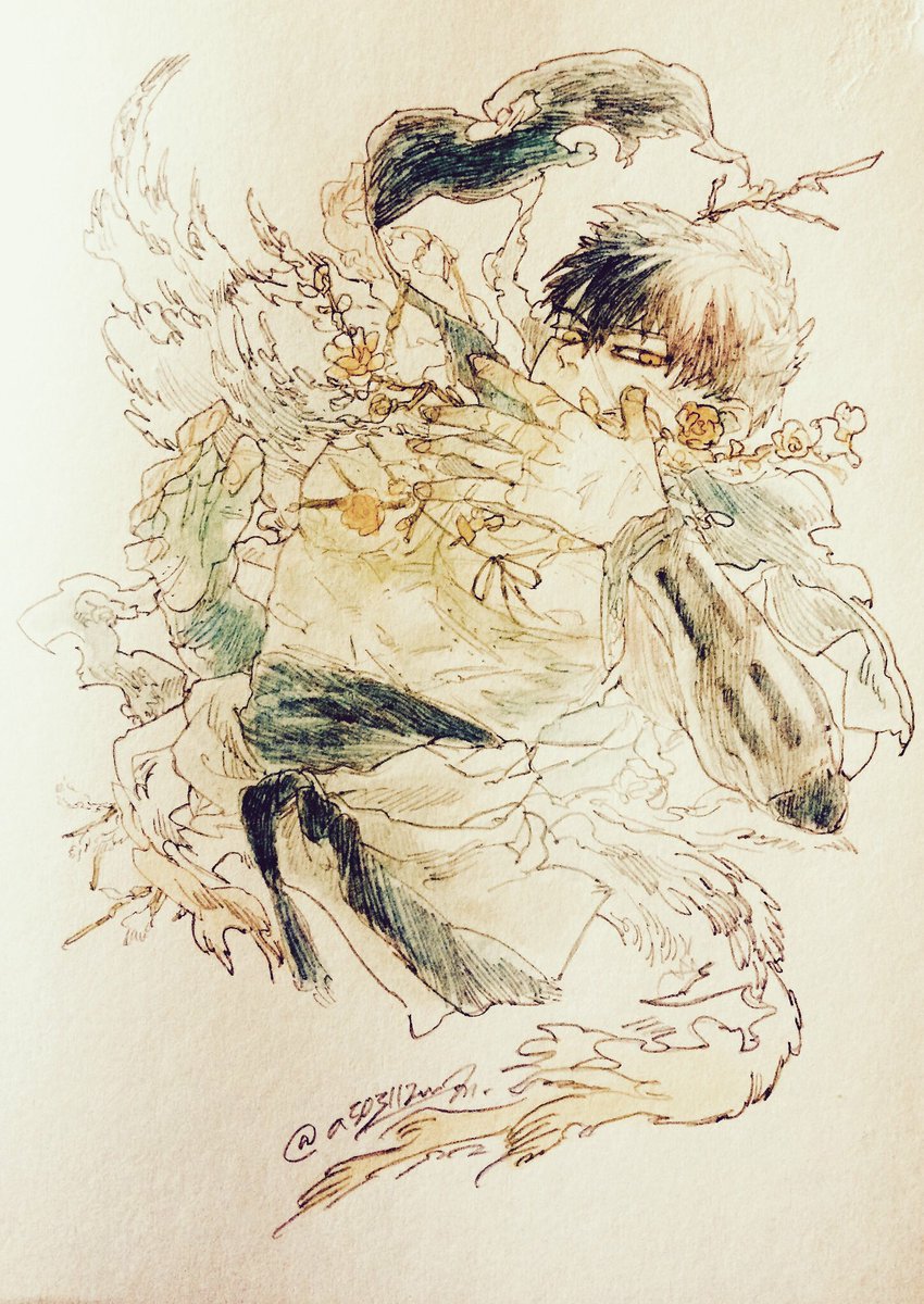 「アナログたち #2017年自分が選ぶ今年の4枚 」|_anのイラスト
