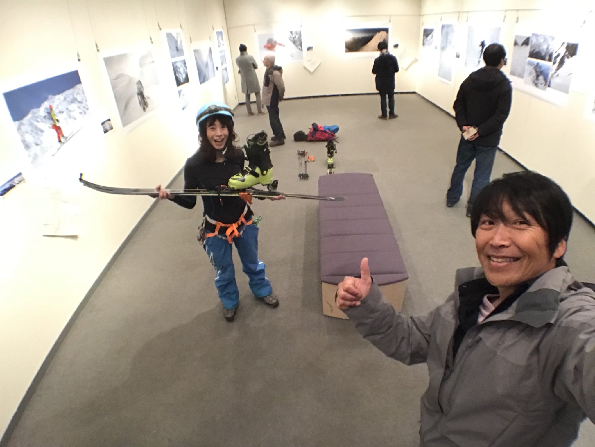 近藤謙司 Kenji Kondo Sur Twitter 26日 火 までですよ 松岡祥子個展ski Alpinism Sho Sansai