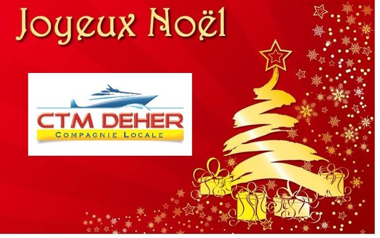 L’ensemble de l’équipe de la CTM DEHER, vous souhaite de passer d’excellentes fêtes de Noël