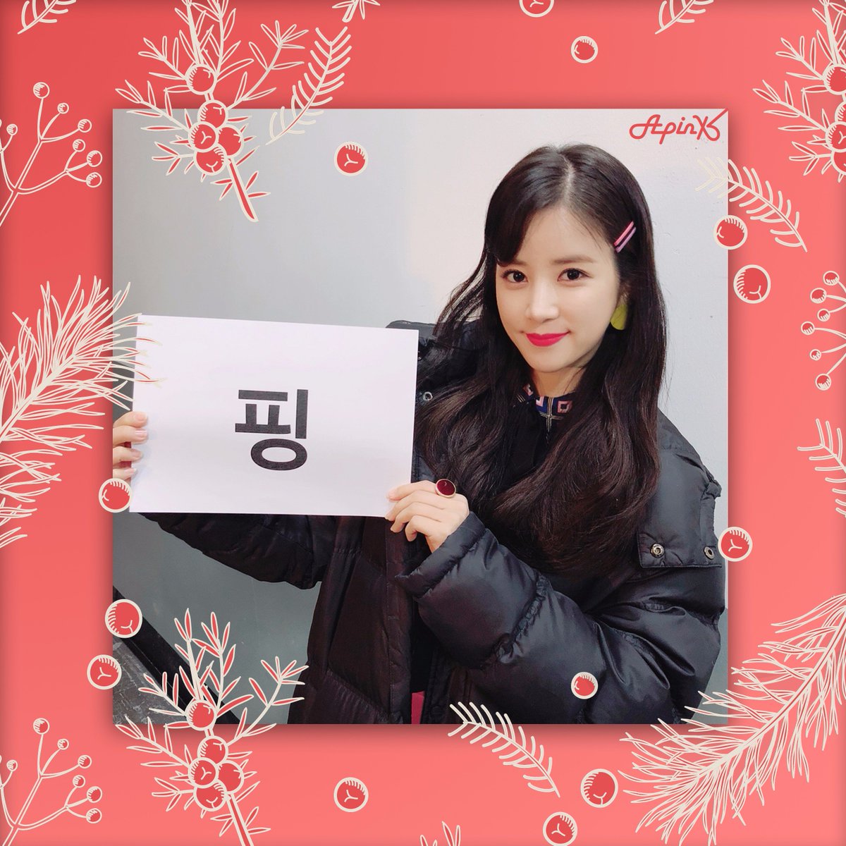Apink_2011's tweet photo. [#에이핑크] 핑수니들의 메리크리스마스 🎁 도착🎄
매일 매일 행복한 설렘을 주는 핑수니와
함께 해피해피 크리스마스 보내세요 🐼💕

#Apink #우리핑크와_함께하는_해피크리스마스💝
#초롱 #보미 #은지 https://t.co/97ZnVmIJD6