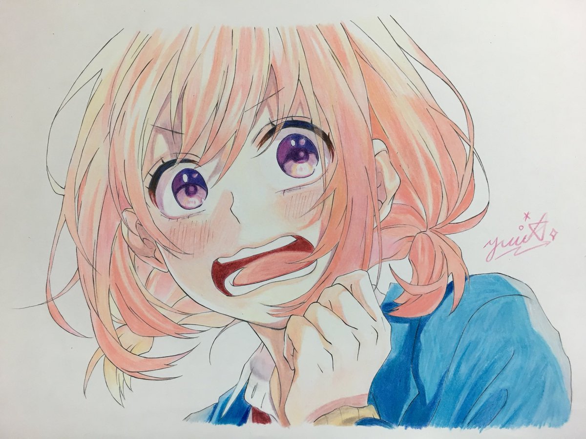 悠 Twitter પર Honeyworksから雛ちゃん描きました 紅白お絵描き合戦17 白組イラスト 模写 Honeyworks