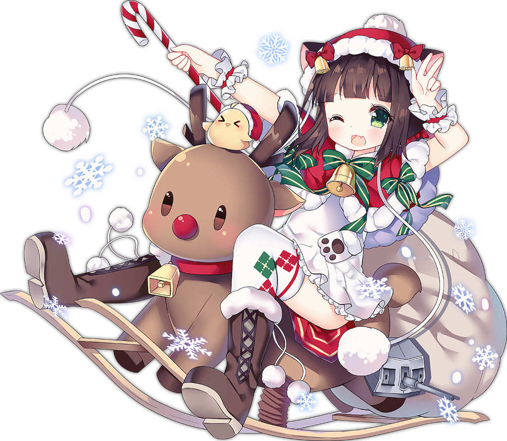 アズレン 宣伝 C93アズールレーン合同本会場特典セット 睦月ちゃんアクリルキーホルダー 月見 のイラスト