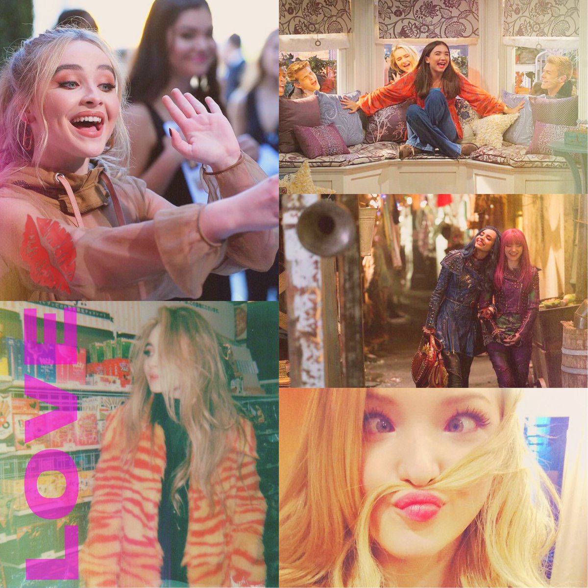 久 し ぶ り に タ グ し ま す LOVE → → → Sabrina Carpenter Dove Cameron Sofia Carson ...