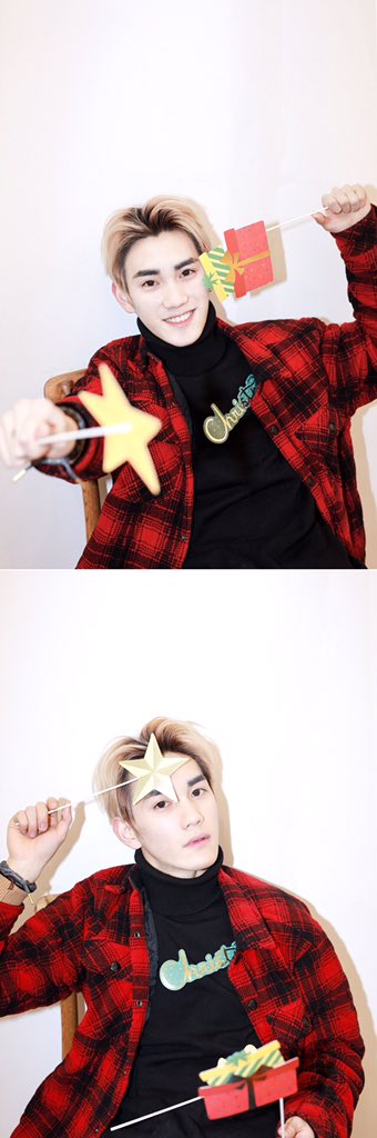 BBT_BOOM's tweet photo. #BBT #偶像練習生 聽說，平安夜更適合換發色哦，感謝大家多多支持孫浩然、林浩楷、王子異、李志傑、金逸涵祝大家平安快樂 https://t.co/S1itJmROoB