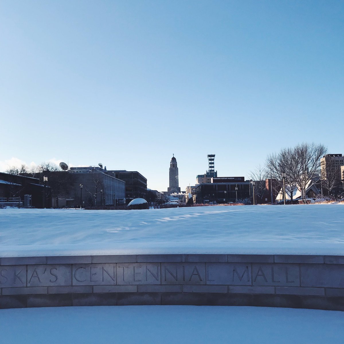 UNLincoln's tweet photo. ❄️There is SNOW Place Like Nebraska! ❄️ #UNL https://t.co/M3RpE1vN0J