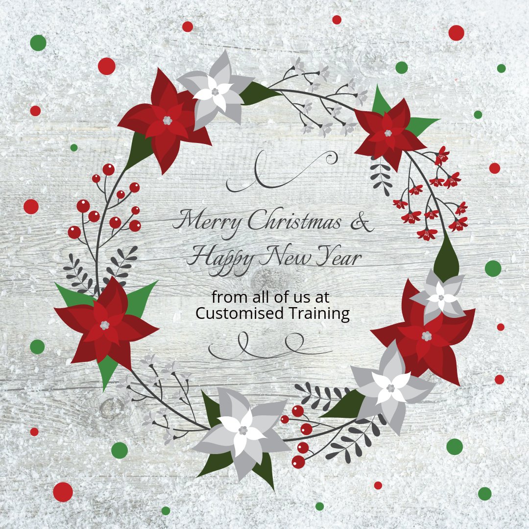 CustomisedRTO's tweet image. The Customised Training team would like to wish you a very merry Christmas. Have a good break with your family and friends and we wish you all the best for 2018!