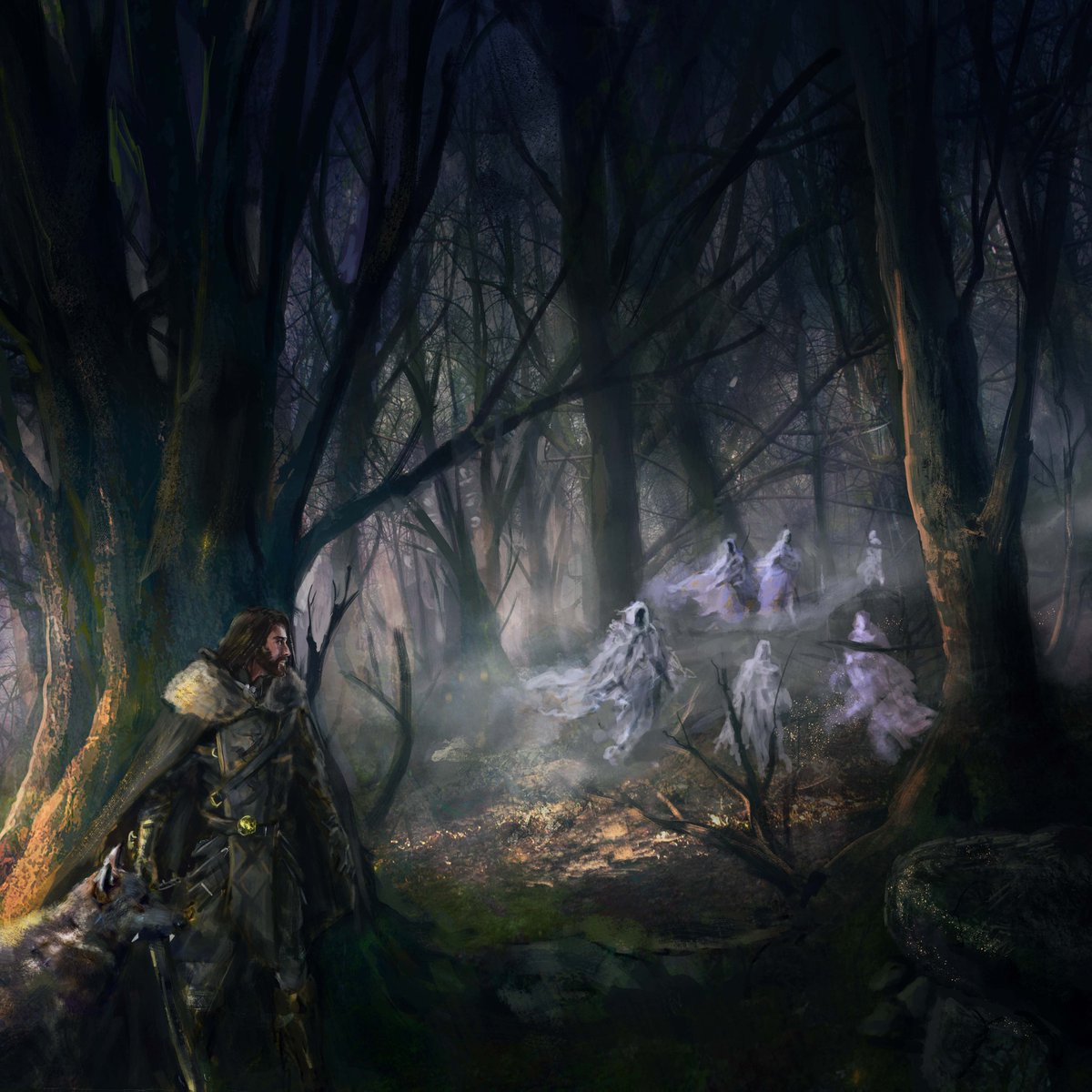 awakensolace's tweet photo. Our new music video 'Moon over the Mountain' will be released tomorrow (boxing day) evening. Artist impression of song by Edouard Noissette. Merry Christmas! #ghostofchristmaspast https://t.co/a4is7HmC3P