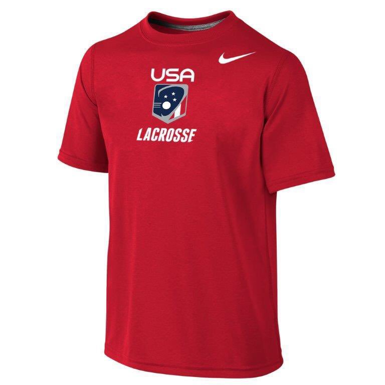 USA_Lacrosse's tweet photo. Day 24 of the #31DaysOfGiveaways! RETWEET for your chance to win this #TeamUSA shirt! MERRY CHRISTMAS EVE!! #USALax https://t.co/7OMAzEHnk0