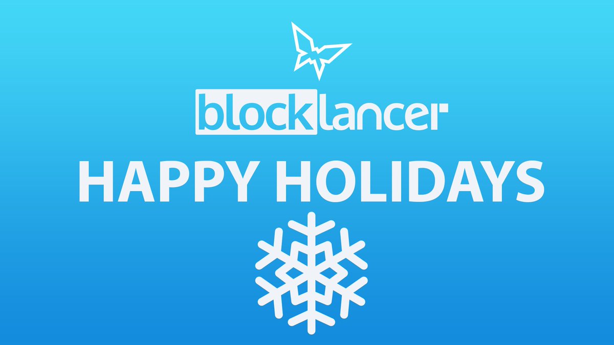 blocklancer's tweet photo. @blocklancer wishes Happy Holidays! https://t.co/CT6QK9lEn9