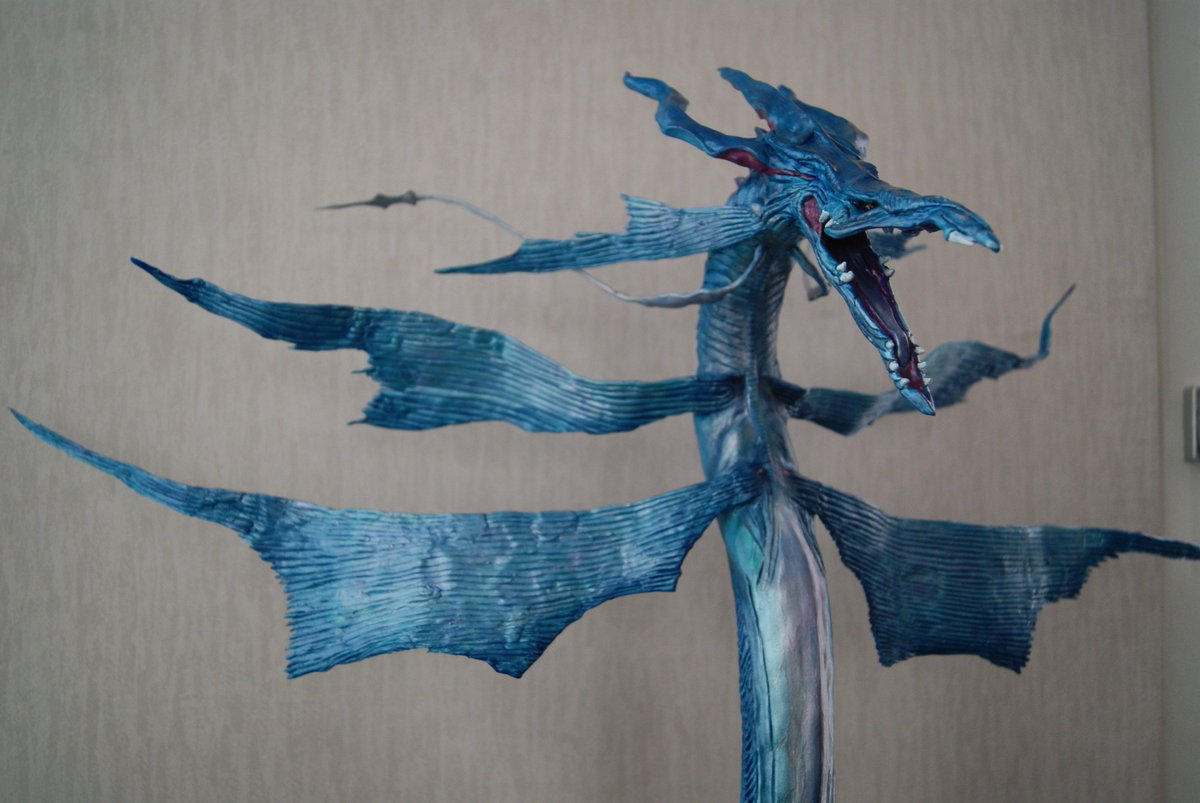 Balthazar147's tweet photo. The mighty Hydrean is Finaly done. Leviathan, You've been such a Journey to defeat, And to create. 
Leviathan is from @FinalFantasy XV @FFXVEN - @SquareEnix
I really hope you all like her!
please Retweet her if you can so more people can see her!
#FFXV #Leviathan #FinalFantasy https://t.co/GfHCkzolJQ