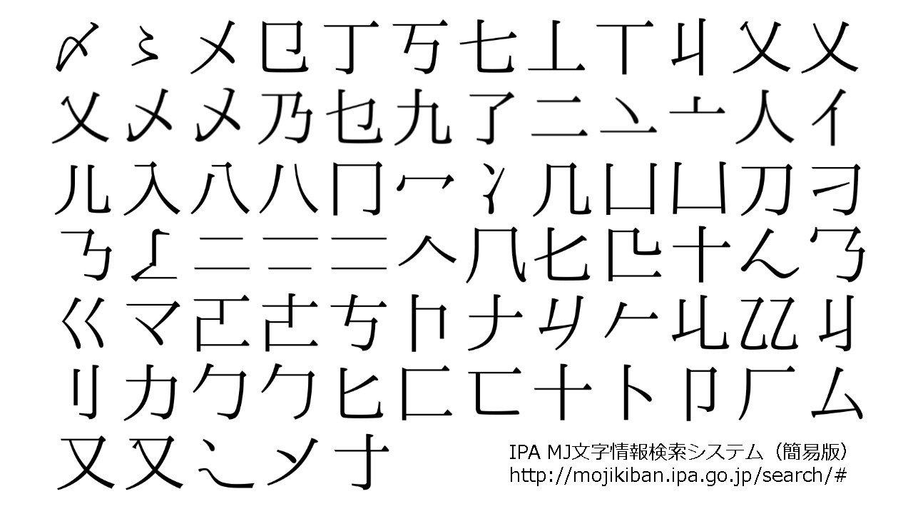 Uzivatel 𡈽方 雅之 Na Twitteru 日本の漢字約6万文字の全てをコード化し国際規格として登録した Ipa 文字情報基盤整備事業 そのmj文字検索システム T Co Gdluev2gui で二画の漢字を調べた画像が こちら 間違い探しっぽい Uzivatel 𡈽方 雅之 Na Twitteru 日本の漢字約6万文字の全てをコード化し国際規格として登録した Ipa 文字情報基盤整備事業 そのmj文字検索システム T Co Gdluev2gui で二画の漢字を調べた画像が こちら 間違い探しっぽい