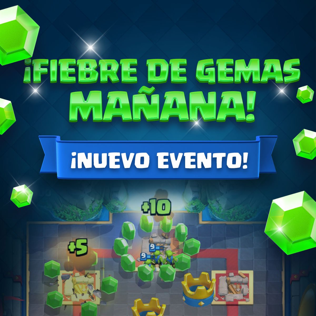 ClashRoyaleES's tweet photo. ¡El evento que estábamos esperando! Celebra estas Navidades tirando torres y recolectando todas las gemas posibles💰... Descubre toda la info aquí 👉 https://t.co/o31jcM1Fbl https://t.co/EylaeGKgfW