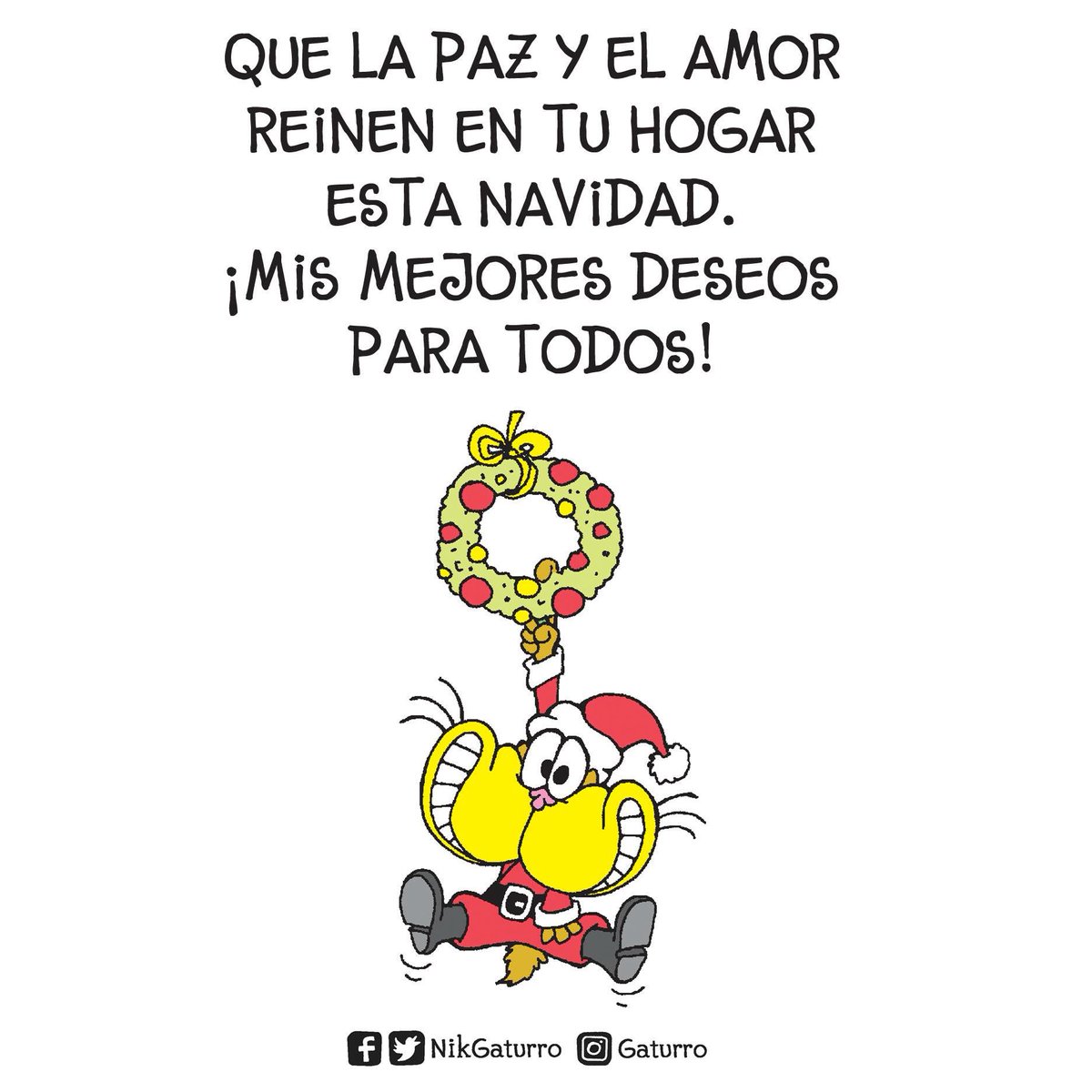 Nikgaturro's tweet photo. Feliz Navidad #PapáNoelSíExiste https://t.co/hwv26Fju4s