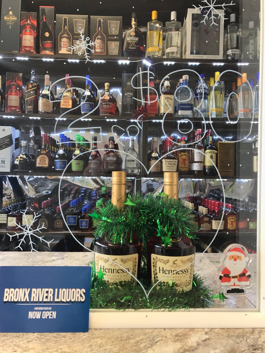 GoodLiving_Mike's tweet image. Two 750 ML’s of Henny for $80, only at Bronx River Liquors 
1409 Bronx River Ave