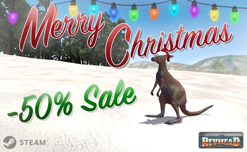 Revheadgame's tweet photo. We wish you a Merry Christmas and Happy new year with update 16 and 50% discount on Steam! Thank you for all of your support and suggestions! See you next year! Enjoy!
#steam #steamsale #pcgame #simulator #indiegame #indiedev #indiegames https://t.co/nY7SZjZEKF https://t.co/OUrn0CE1G8