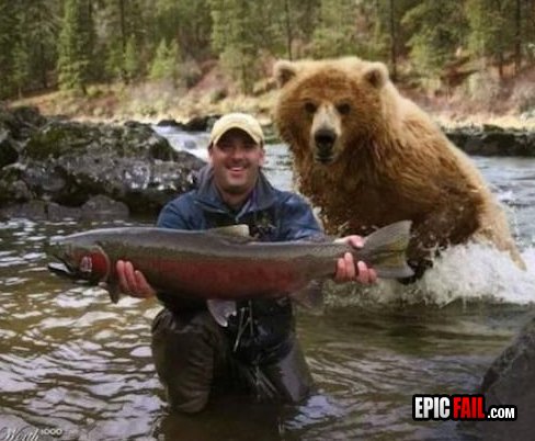 BrownsMemes's tweet photo. Jim the Bear received a lifetime ban from the local fishing competition after showing what a poor sport he was after losing in his first attempt.
#BearFail
#Browns https://t.co/peMaFWFmBw