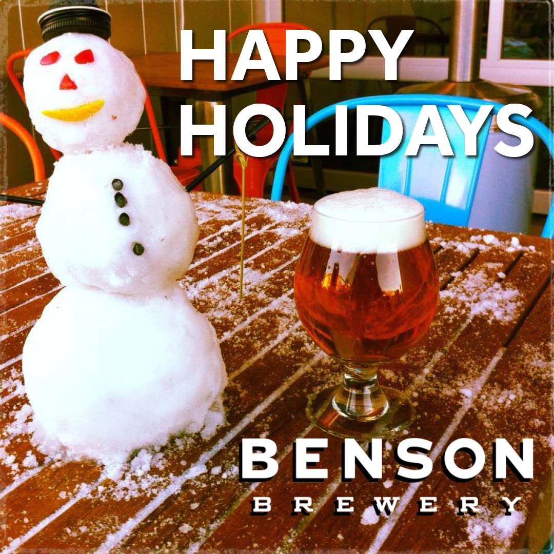 There's still time for a growler! Open 'til 4 today, and back in action on the 26th. Happiest of holidays to you and yours from all of us here!