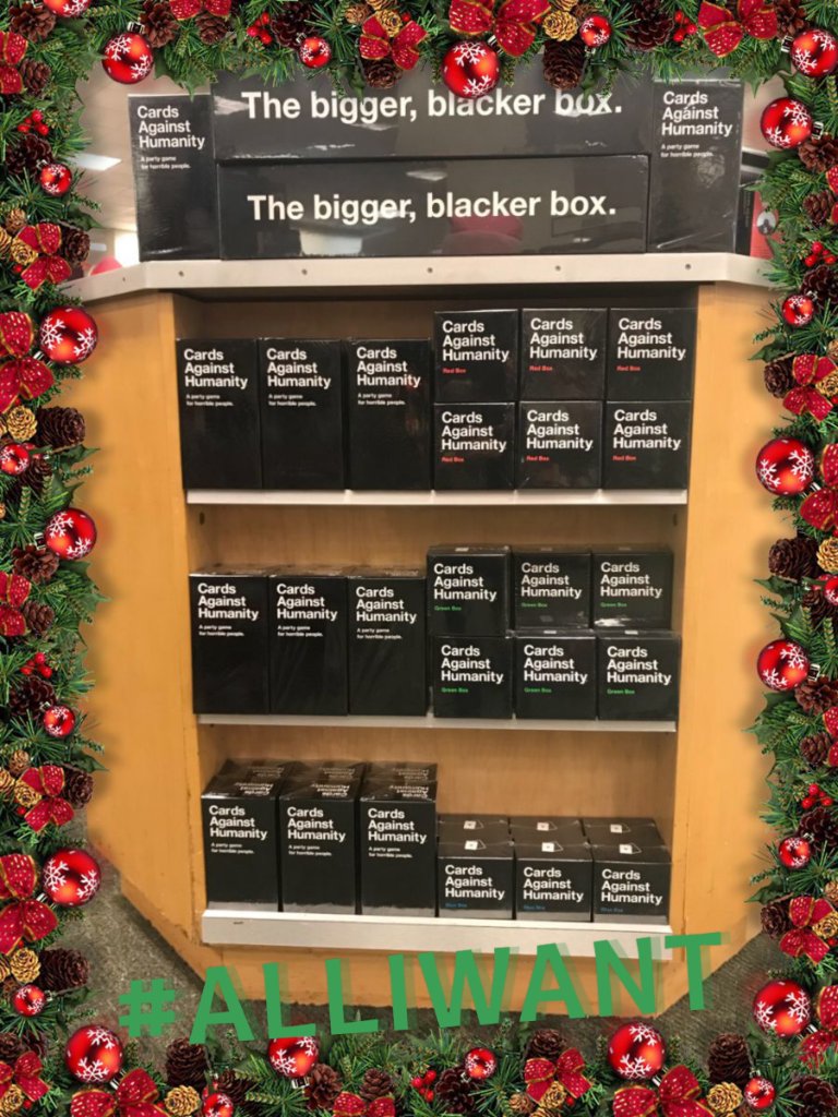 Can't find Cards Against Humanity? Well we have it here at Barnes &amp; Noble! Come in and get your game and expansion packs too. It's also a great last minute gift idea! #BNJax #ALLIWANT