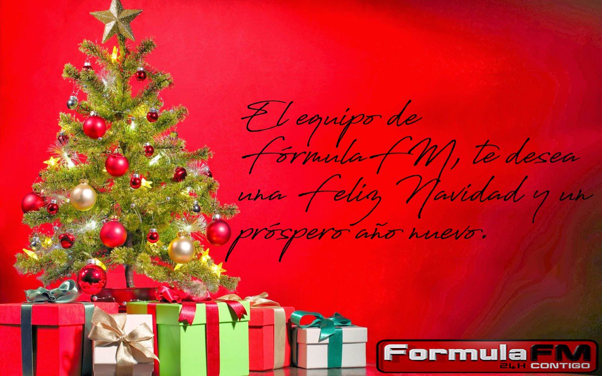 Formula_FM's tweet image. 🎄¡Feliz Navidad!🎄 #Navidad #MerryChristmas #FormulaXMas