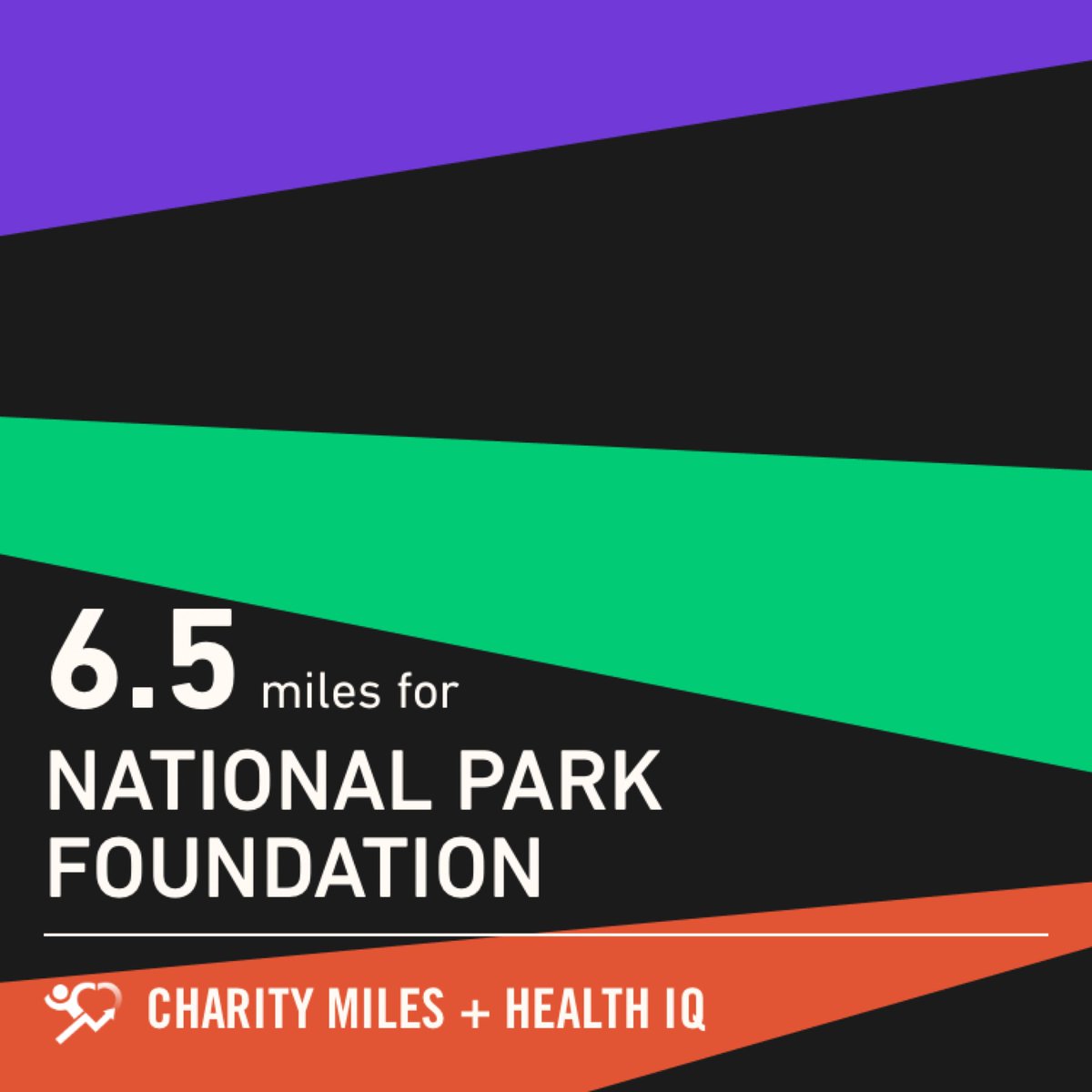 JillBNord's tweet photo. 6.5 @CharityMiles for @goparks. Thanks to @healthiqinsure for sponsoring me. #RWRunStreak #connectingtocure #IRun4Noah https://t.co/9NmXvbyF2L