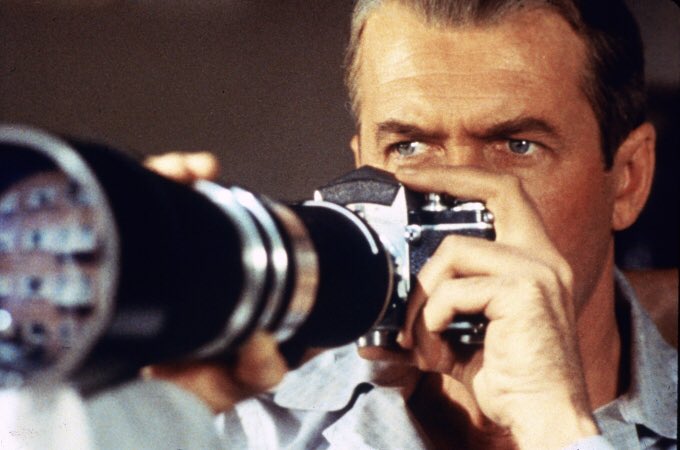 new piece on REAR WINDOW, on the act of voyeurism, and more. up now at tinyurl.com/y9auo59g