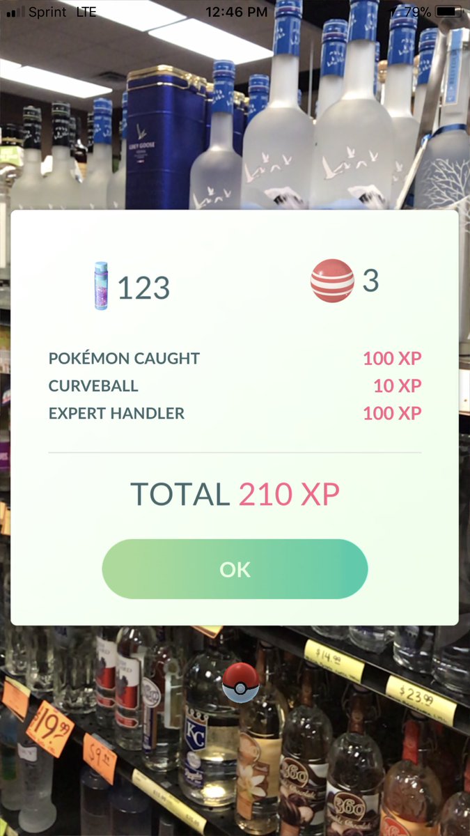 sara_snacks's tweet image. Just creeping around the liquor store. 😂😂 #ExpertHandler #PokemonGOarplus