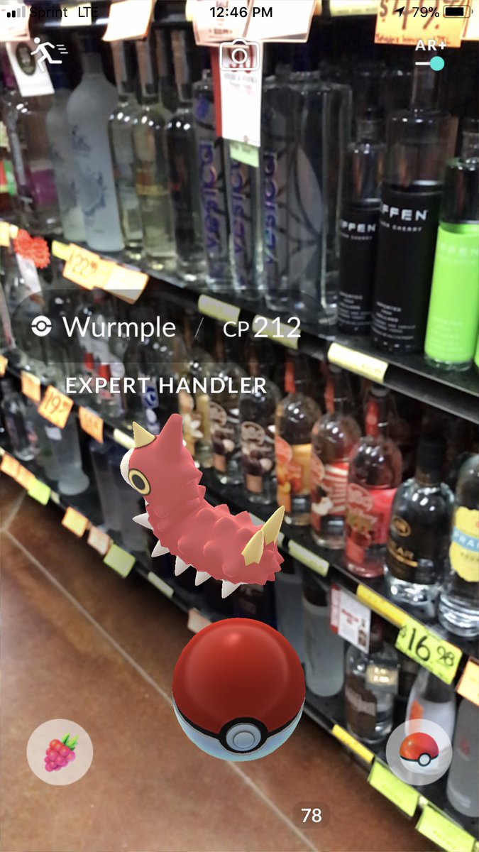 sara_snacks's tweet image. Just creeping around the liquor store. 😂😂 #ExpertHandler #PokemonGOarplus