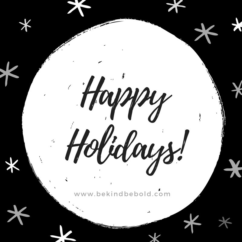 bekindbebold's tweet photo. Happy Holidays! #BeKindBeBold https://t.co/eFQd73fAFf